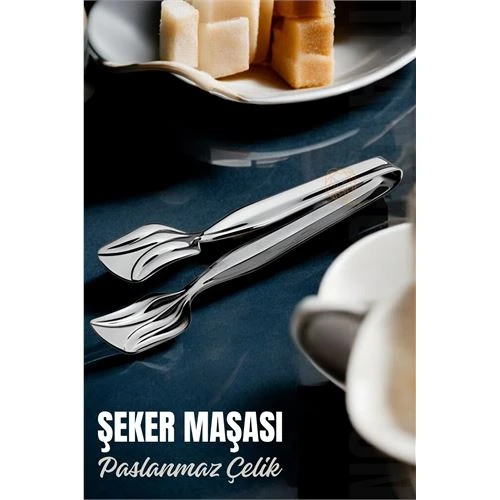 ModaCar Şeker Maşası Paslanmaz Çelik ürün görseli 1