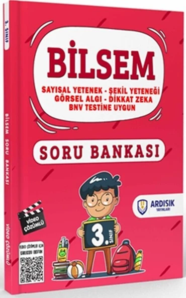 3 . Sınıf Bilsem Soru Bankası Tamamı Video Çözümlü Ardışık Yayınları ürün görseli 1