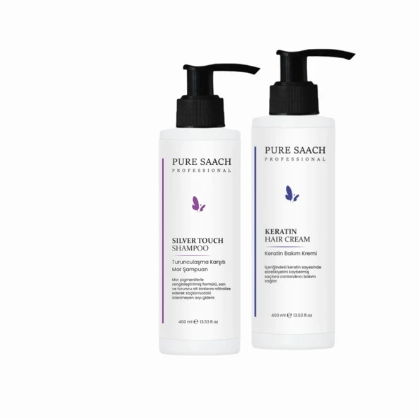 PURE SAACH PROFESSİONAL SİLVER SHAMPOO&KERATİN SAÇ KREM ürün görseli 1