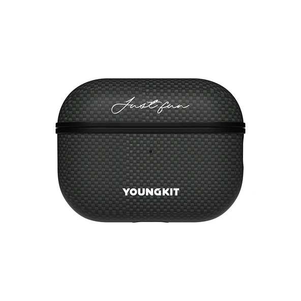 Apple Airpods Pro 2 Kılıf M-safe Şarj Özellikli Aramid Fiber Youngkit 1500D Kevlar Extreme Wing Serisi Kapak ürün görseli 1