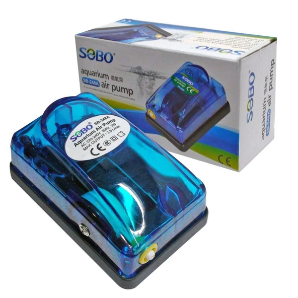 Sobo Tek Çıkışlı Hava Motoru SB-248A 3 LT/DAK. 3W ürün görseli 1
