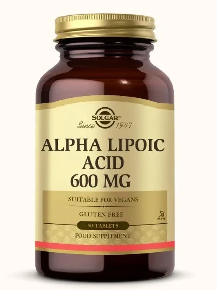 Solgar Alpha Lipoic Acid 600 Mg 50 Tablet ürün görseli 1