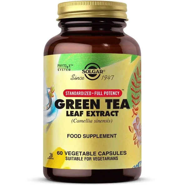 Solgar Green Tea Leaf Extract 60 Kapsül ürün görseli 1