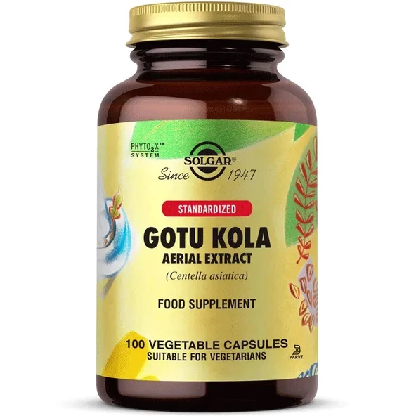 Solgar Gotu Kola Aerial Extract 100 Kapsül ürün görseli 1