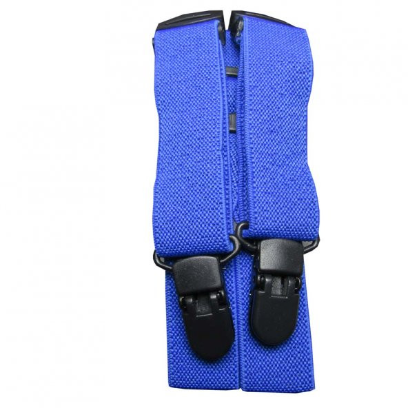 çocuk pantolon askısı mavi  unisex model ürün görseli 1