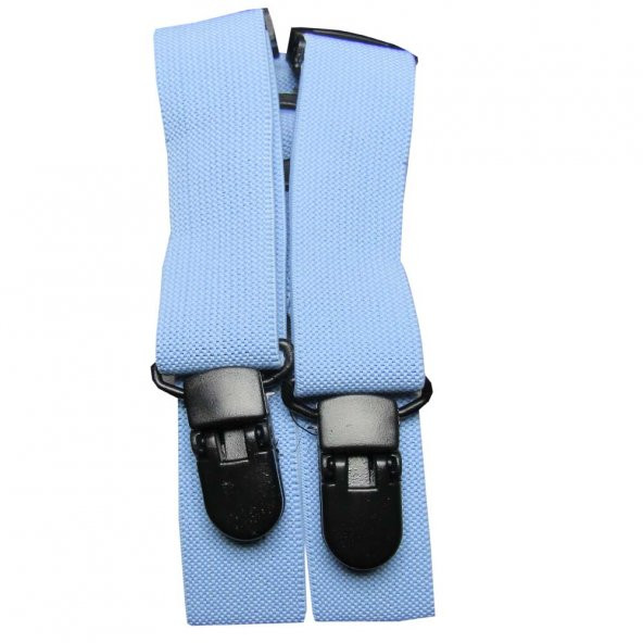 çocuk pantolon askısı mavi açık unisex model ürün görseli 1
