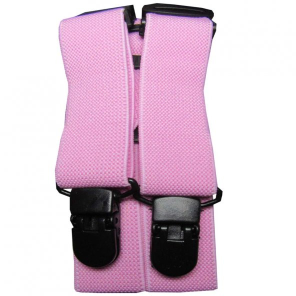 çocuk pantolon askısı pembe unisex model ürün görseli 1
