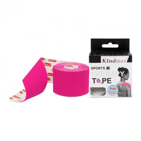 KİNDMAX PEMBE KİNESİO TAPE , AĞRI BANDI , SPORCU BANDI ürün görseli 1