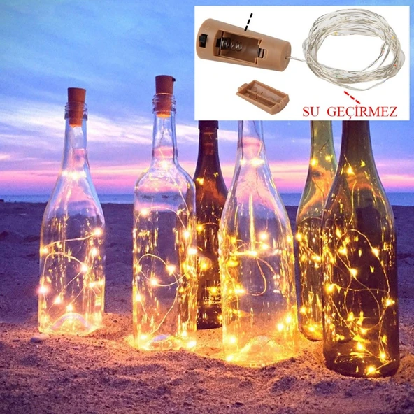 HİDZ MANTAR TIPA TEL LED IŞIK - 2 METRE - GÜNIŞIĞI (1 ADET) ürün görseli 1