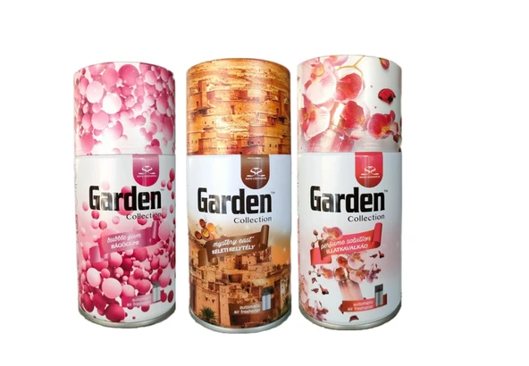 Garden Oda Koku Hava Temizleyici Bahar Koku Bubble Gum + Gizemli Doğu + Parfüm Esansı Koku Sprey 260 ml x 3 Adet ürün görseli 1