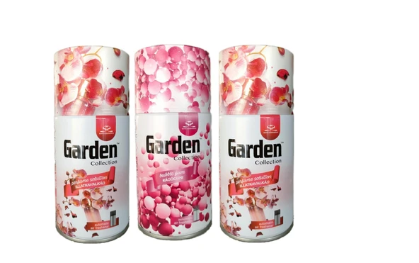 Garden Oda Kokusu Hava Temizleyici Parfüm Esansı + Bubble Gum Parfüm Oda Spreyi 260 ml x 3 Adet ürün görseli 1