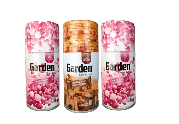 Garden Oda Kokusu Hava Temizleyici Gizemli Doğu + Bubble Gum Parfüm Oda Spreyi 260 ml x 3 Adet ürün görseli 1