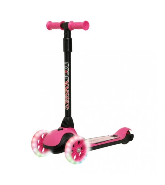 Scooter Cool Wheels Işıklı Pembe Cortix  Scooter 5+ - Resim 2