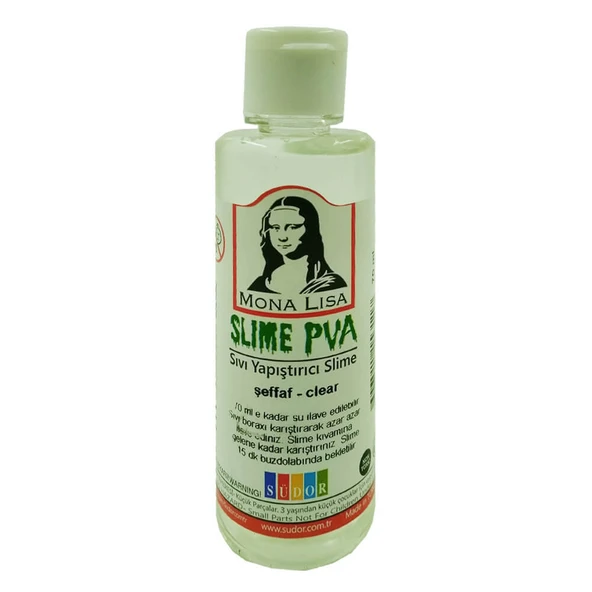 Südor Mona Lisa Slime Tutkalı 70 Ml Şeffaf 5 adet ürün görseli 1