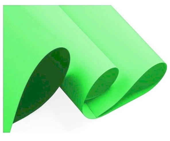 Fon Kartonu 50X70 Yeşil 160 gr Rulo Şeklinde - 5 adet ürün görseli 1