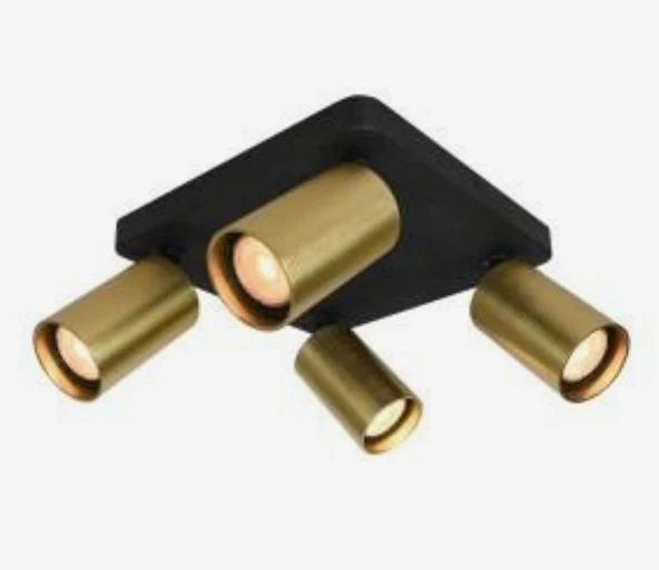 Demet habek mylights paslanmaz usa ram  ampullü  gün ışığı LED ampullü kare hareketli başlıklı  LED spot avize ürün görseli 1