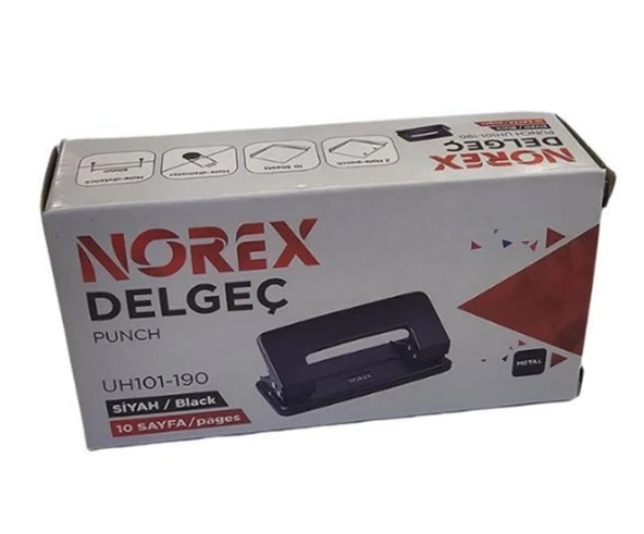 Norex Delgeç 10 Sayfa Siyah ürün görseli 1