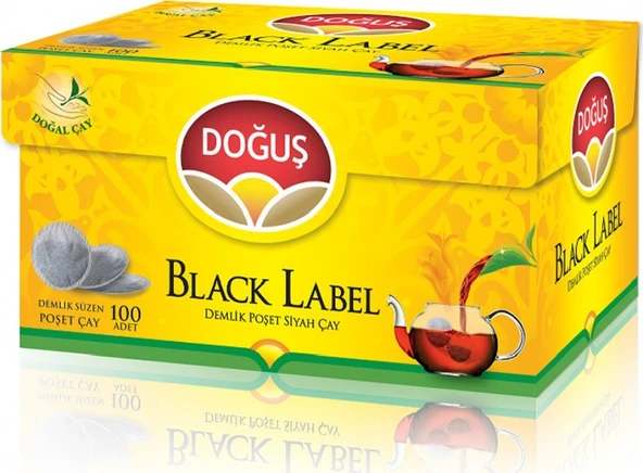 Dogus Black Label Demlik Cay 100 Adet 4 Paket ürün görseli 1