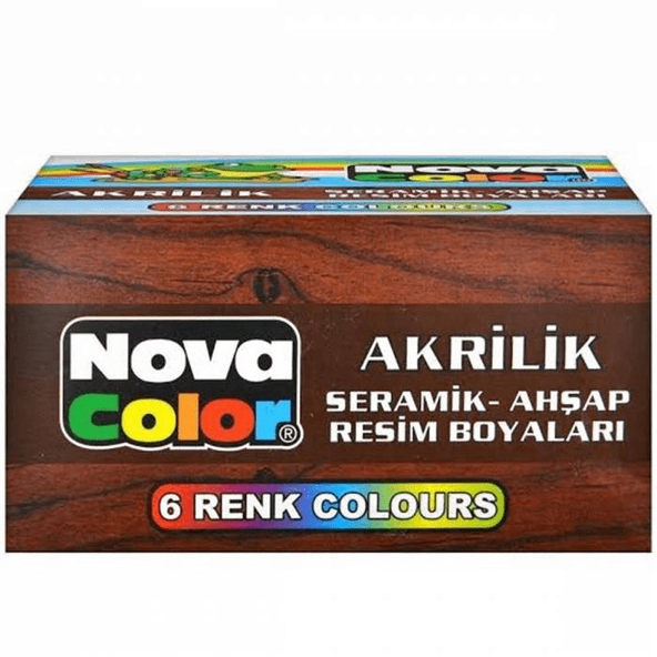 Nova Color Akrilik Boya 6Lı - 2 paket ürün görseli 1