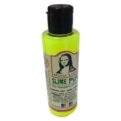 Südor Mona Lisa Slime sıvı Tutkalı 70 Ml Fosforlu Sarı - 5 adet ürün görseli 1