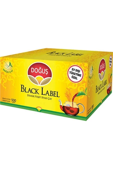 Doğuş Black Label 3.2 gr 500'lü Demlik Poşet Çay ürün görseli 1