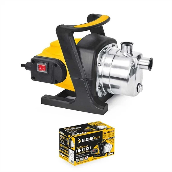SGS5374 - 50 Metre Paslanmaz Bahçe Kuyu Su Pompası 1200 Watt ürün görseli 1