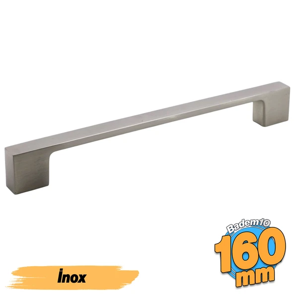 Meram (160 mm - 16 cm) İnox Metal Mobilya Mutfak Çekmece Dolap Dolabı Kapak Kulbu Kulpu Kulpları ürün görseli 1
