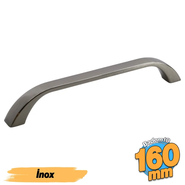 Göksu (160 mm - 16 cm) İnox Metal Mobilya Mutfak Çekmece Dolap Dolabı Kapak Kulbu Kulpu Kulpları ürün görseli 1