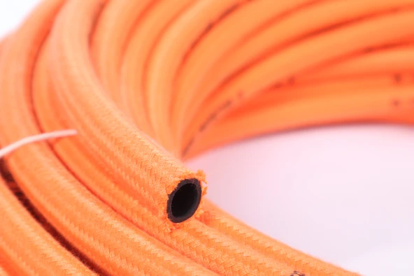 Akım Kablo Hortumu Kauçuk Örgülü  (9x13 mm) (10 Metre) ürün görseli 1