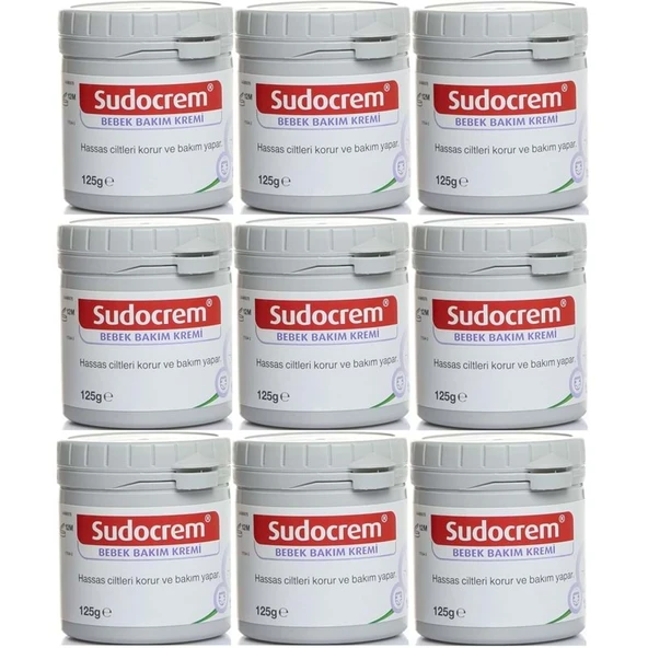 Sudocrem Cilt Bebek Bakım - Pişik Kremi 125GR (9 Lu Set) ürün görseli 1
