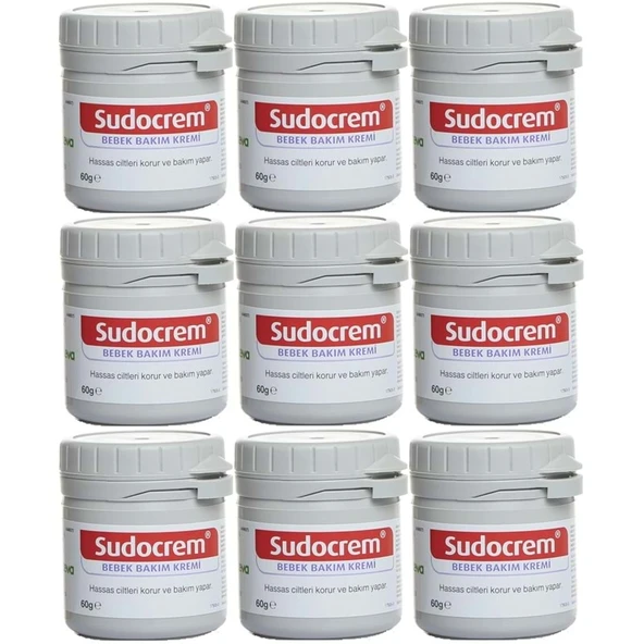 Sudocrem Cilt Bebek Bakım - Pişik Kremi 60GR (9 Lu Set) ürün görseli 1