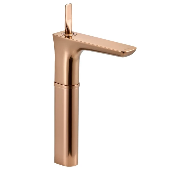 FONTANA YÜKSEK LAVABO BATARYASI (MAT ROSE) FK-5123 ürün görseli 1