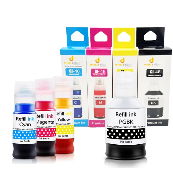 Canon GI-46/Canon Maxify GX4040 Muadil Mürekkep Seti Avantaj Paket ürün görseli 1
