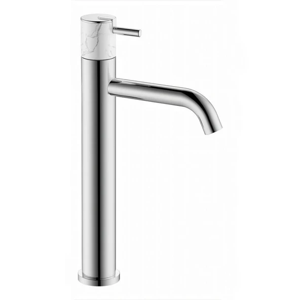 FONTANA YÜKSEK LAVABO BATARYASI (KROM MERMER) FA-4021M ürün görseli 1