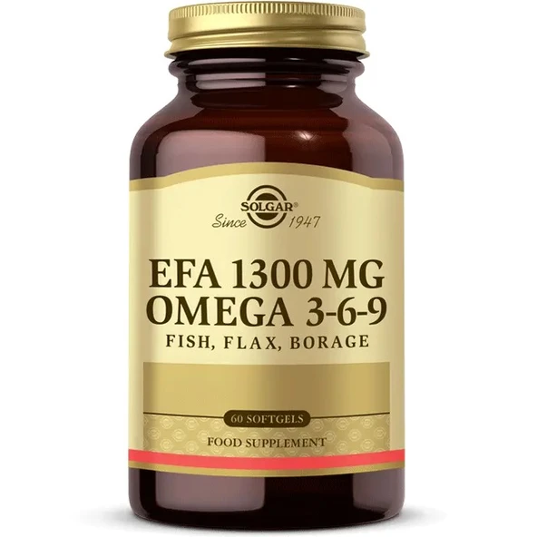 Solgar Omega 3-6-9 Efa 1300 Mg 60 Kapsül ürün görseli 1