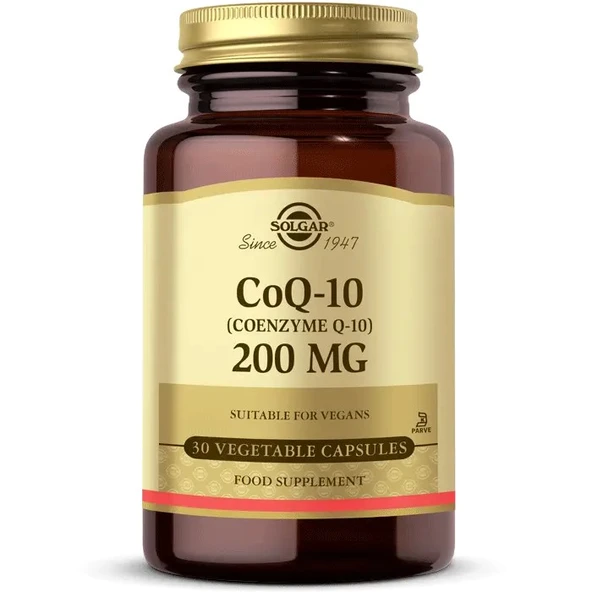 Solgar Coenzyme Q-10 200 Mg 30 Kapsül ürün görseli 1