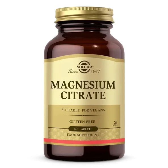 Solgar Magnesium Citrate 200 Mg 60 Tablet ürün görseli 1