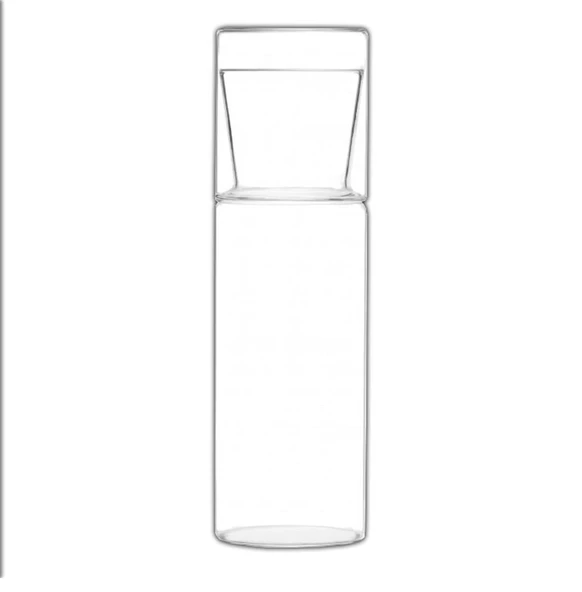 buenos borosilikat cam sürahi - bardakli başucu sürahisi 900 ml. ürün görseli 1