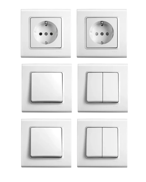 Viko anahtar ve  priz seti takımı 6 lı set çerçeveli ürün görseli 1