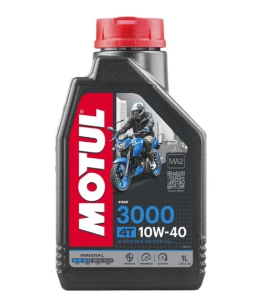 Motul 3000 10w40 Motorsiklet Yağı 1 Litre ürün görseli 1