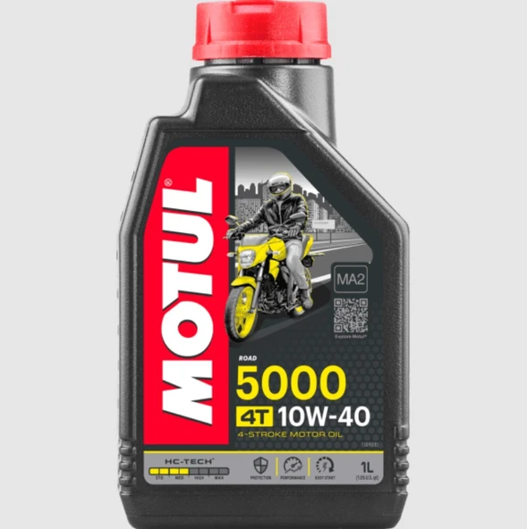 Motul 5000 10w40 Motorsiklet Yağı 1 Litre ürün görseli 1