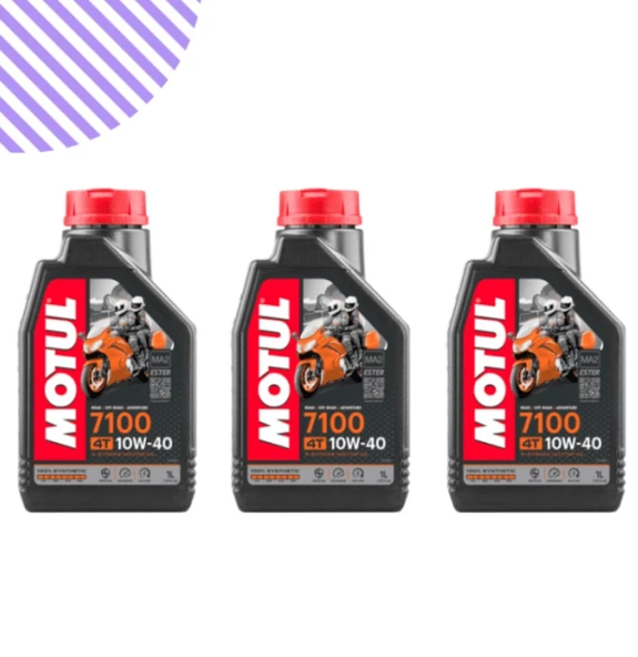 Motul 7100 10w40 Motorsiklet Yağı 3 Litre ürün görseli 1