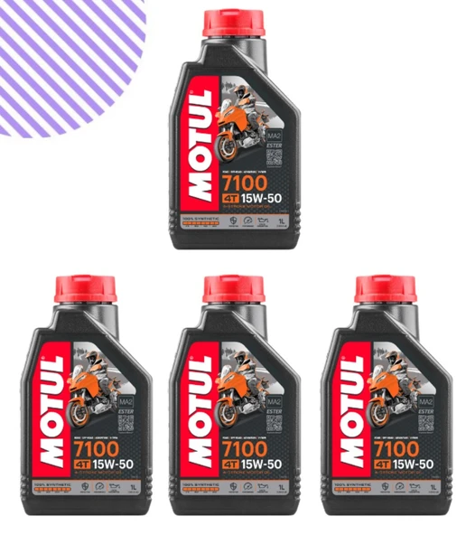 Motul 7100 15w50 Motorsiklet Yağı 4 Litre ürün görseli 1