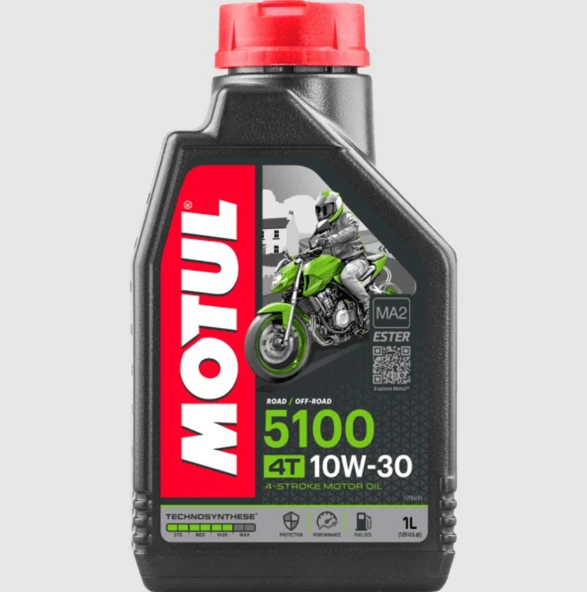 Motul 5100 10w30 Motorsiklet Yağı 1 Litre ürün görseli 1