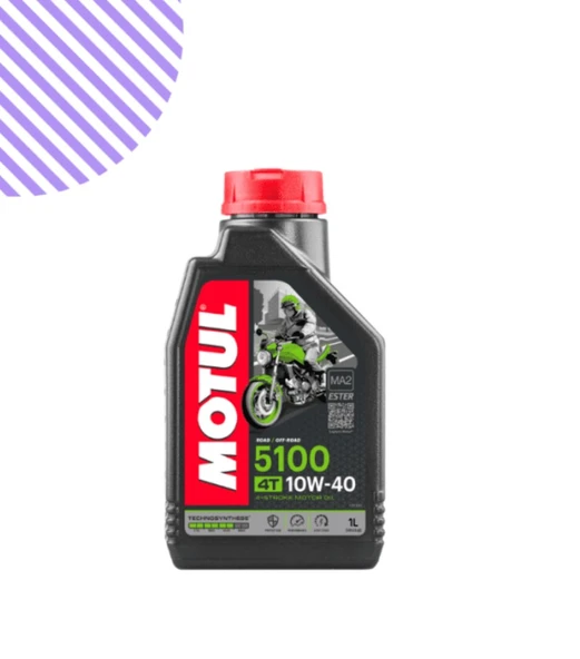 Motul 5100 10w40 Motorsiklet Yağı 1 Litre ürün görseli 1
