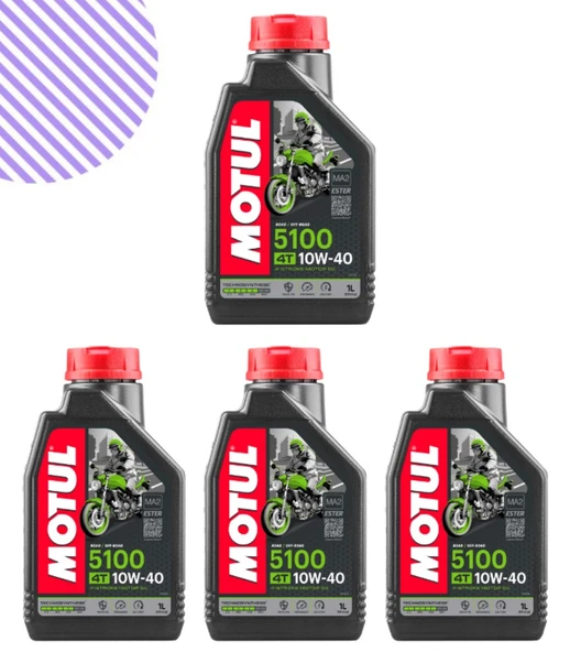 Motul 5100 10w40 Motorsiklet Yağı 4 Litre ürün görseli 1