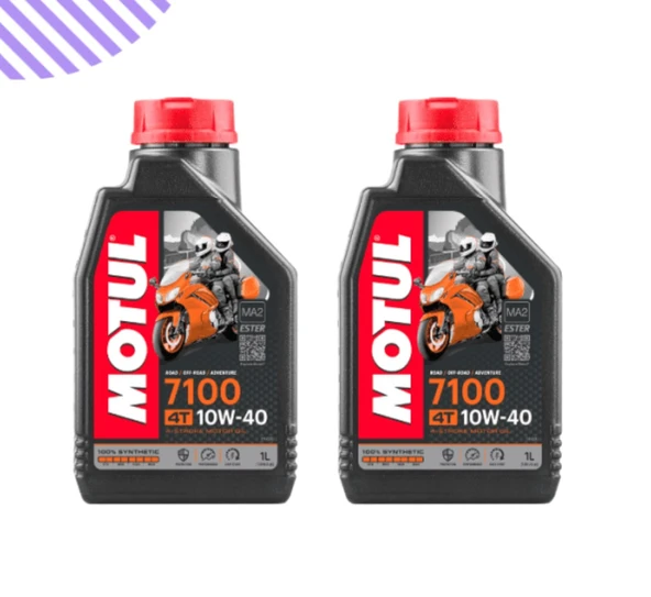 Motul 7100 10w40 Motorsiklet Yağı 2 Litre ürün görseli 1
