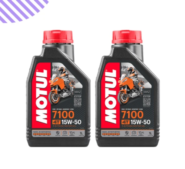 Motul 7100 15w50 Motorsiklet Yağı 2 Litre ürün görseli 1