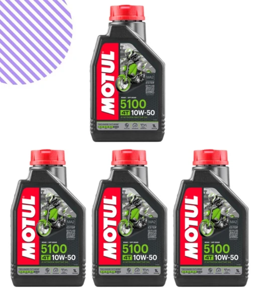 Motul 5100 10w50 Motorsiklet Yağı 4 Litre ürün görseli 1