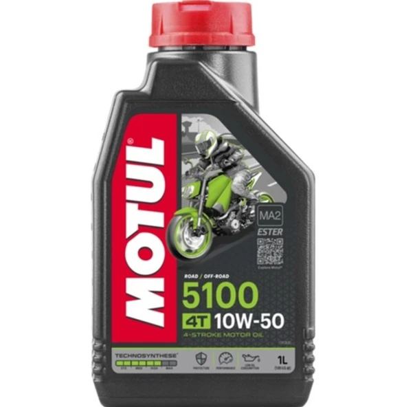Motul 5100 10w50 Motorsiklet Yağı 1 Litre ürün görseli 1